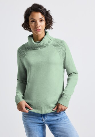 STREET ONE Pullover in Grün: Vorderseite
