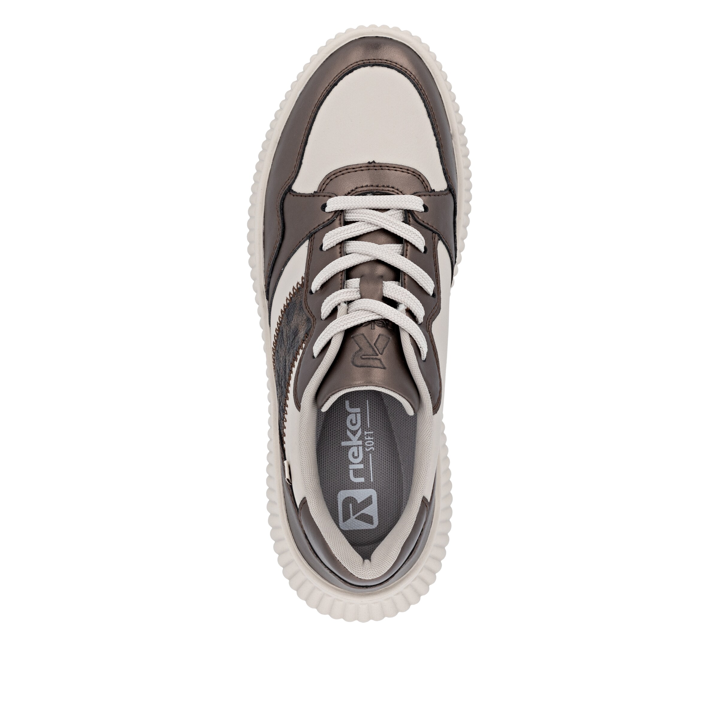 Baskets basses Rieker en beige