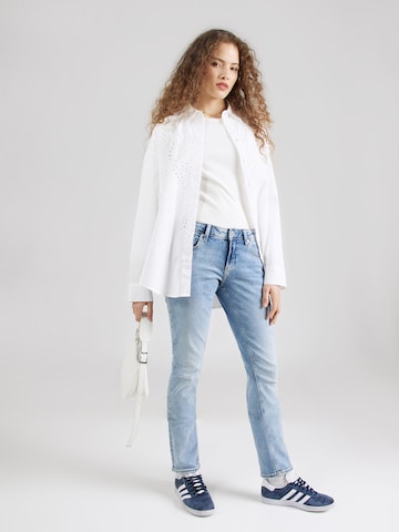 Coupe slim Jean 'Catie' QS en bleu