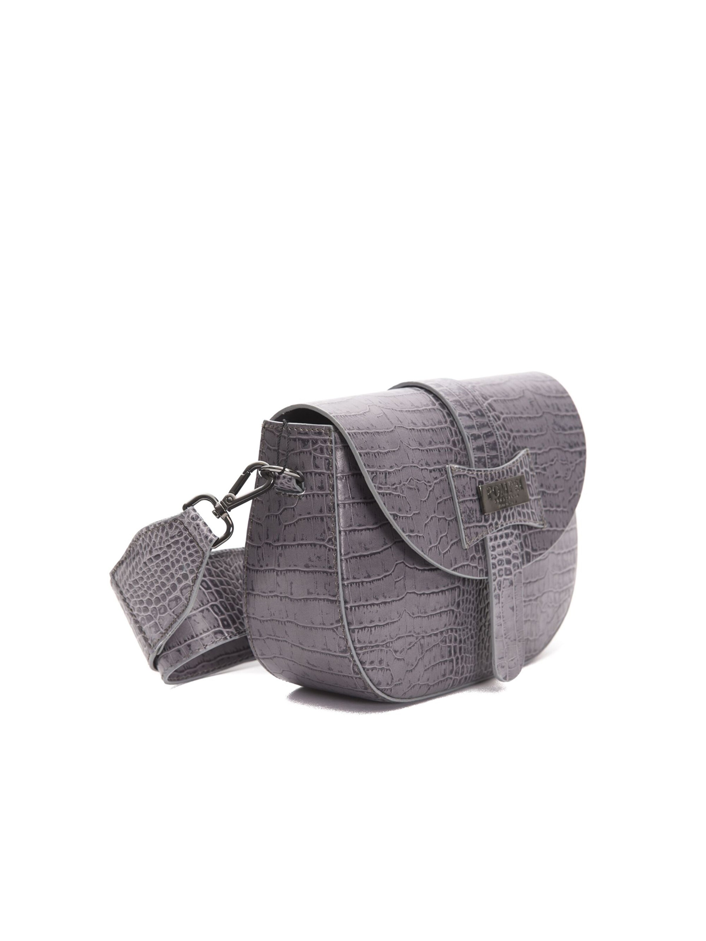 Sac à bandoulière Donatella Pompei en gris : devant