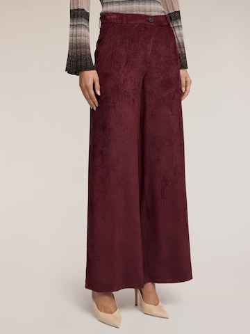 Wide Leg Pantalon MOTIVI en rouge