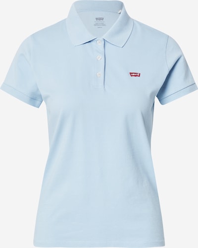 LEVI'S ® T-shirt 'Housemark Polo' en bleu clair / rouge / blanc, Vue avec produit