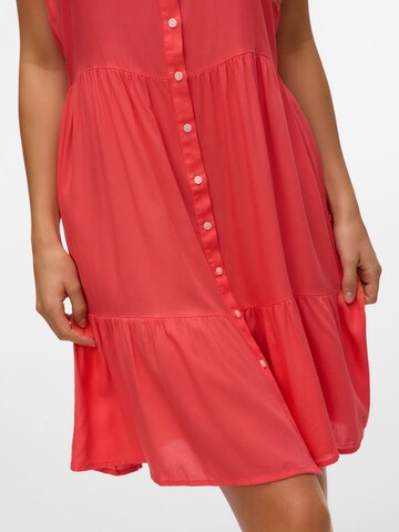 Robe-chemise 'VMBumpy' VERO MODA en orange