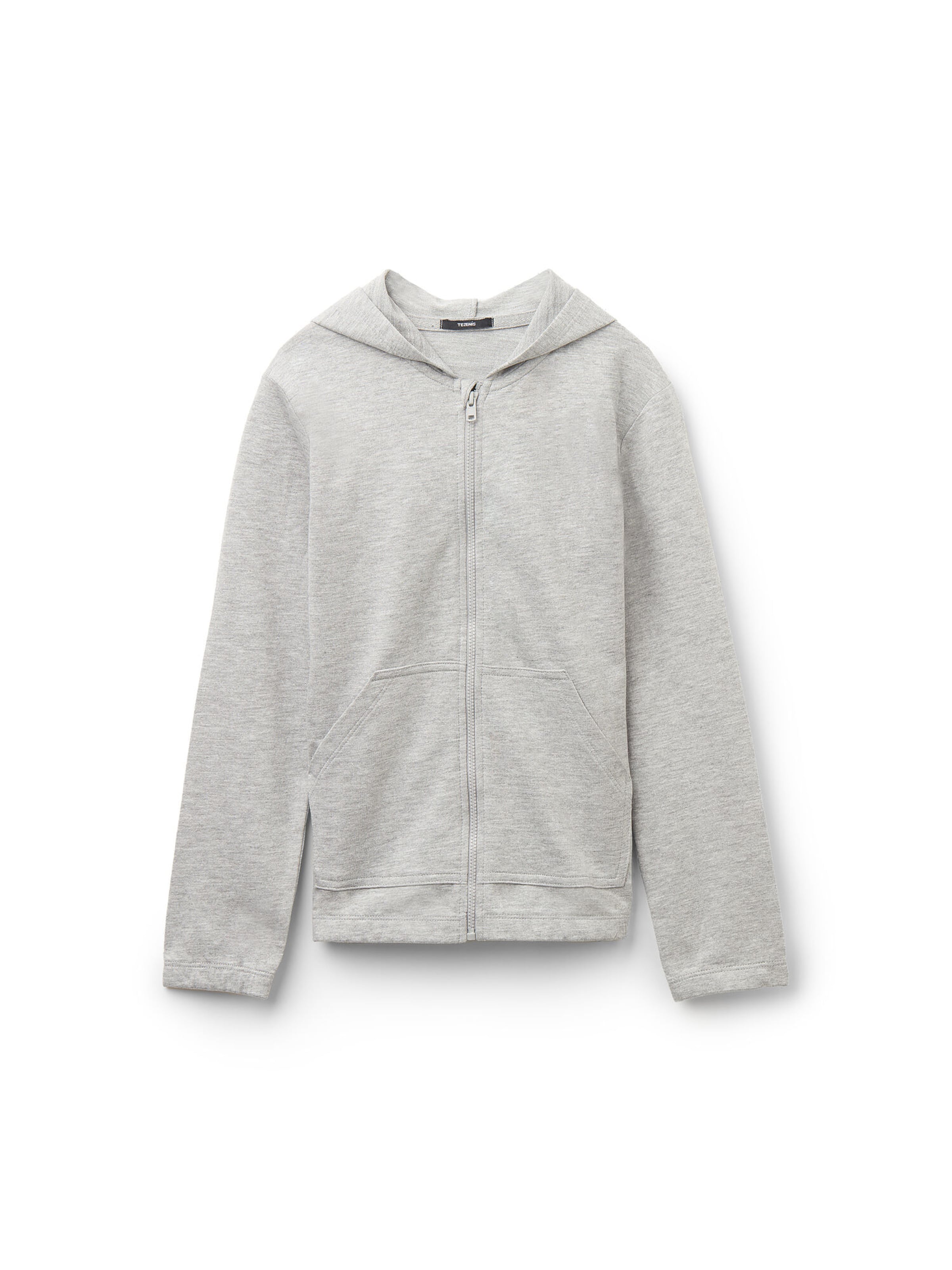 Tezenis Zip-Up Hoodie in Grey: front