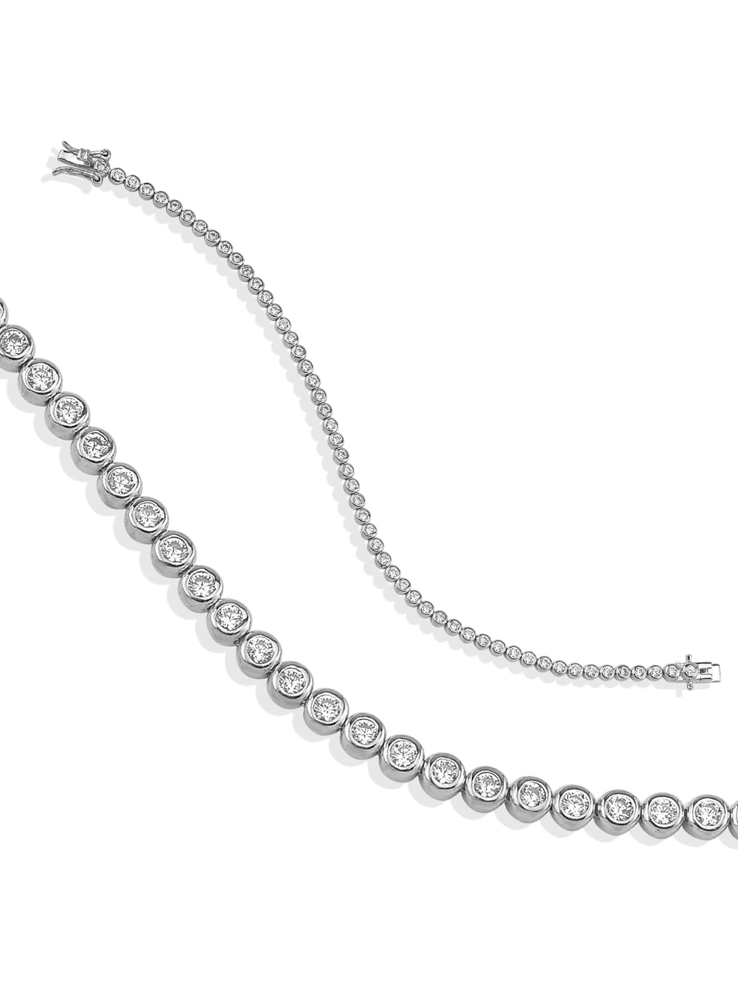 Bracelet Dkeniz en argent : devant