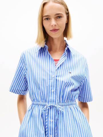 Tommy Jeans Shirt dress in Blue