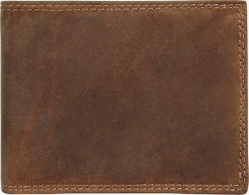 Porte-monnaies Bagan en marron : devant