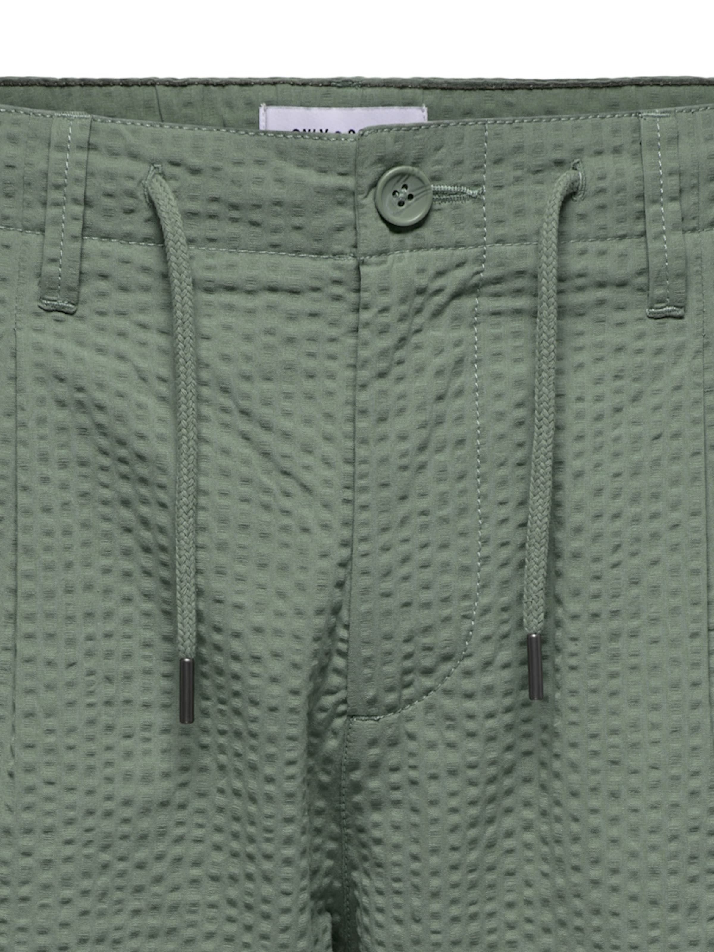 Only & Sons Regular Shorts 'ONLLeo' in Grün