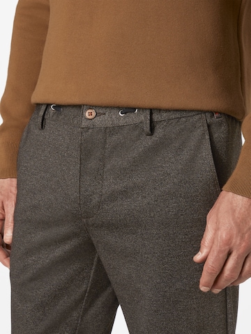 REDPOINT Tapered Chinohose in Braun
