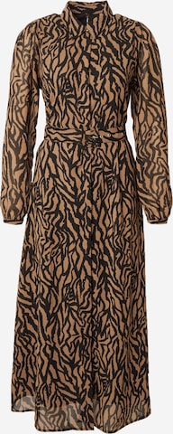 Robe-chemise 'ONLSTAR' ONLY en marron : devant