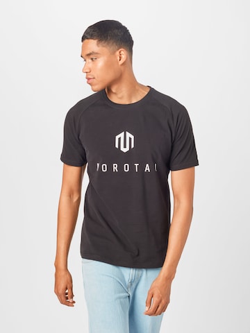 MOROTAI Λειτουργικό μπλουζάκι σε μαύρο: μπροστά