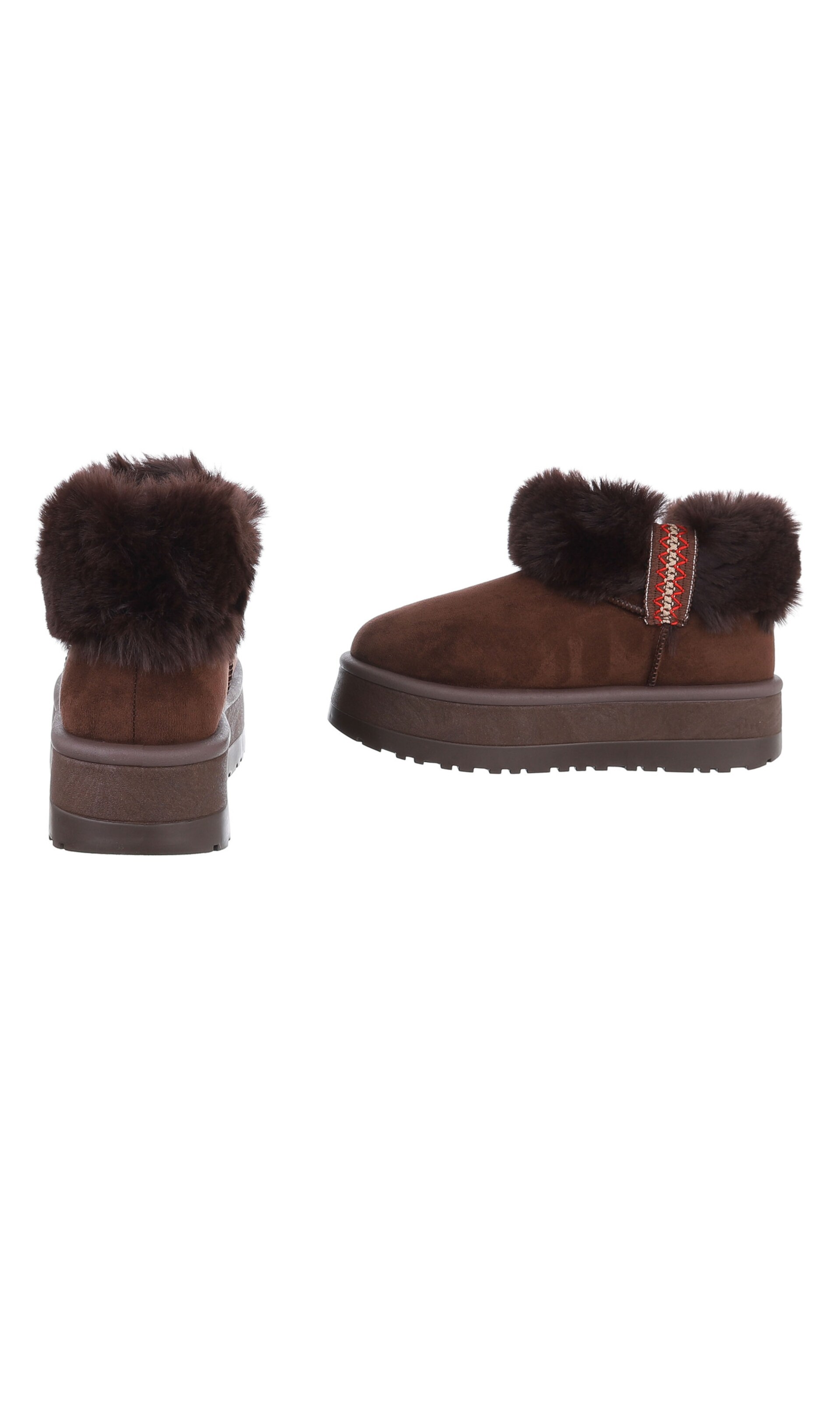 Ital-Design Snow Boots in Brown