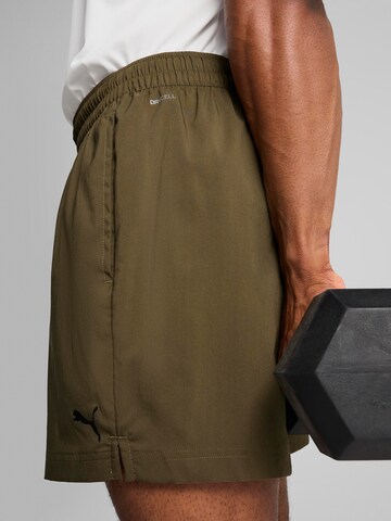 PUMA Regular Sports trousers 'Tad Essentials' in Green