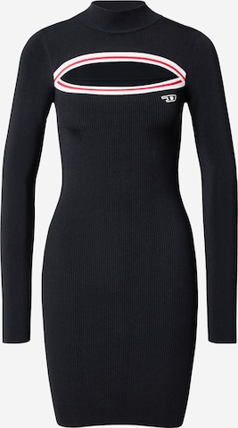 DIESEL Knit dress 'NASHVILLE' in Black: front