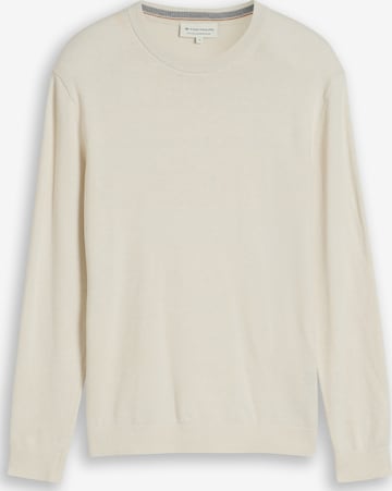 TOM TAILOR Pullover in Weiß: Vorderseite