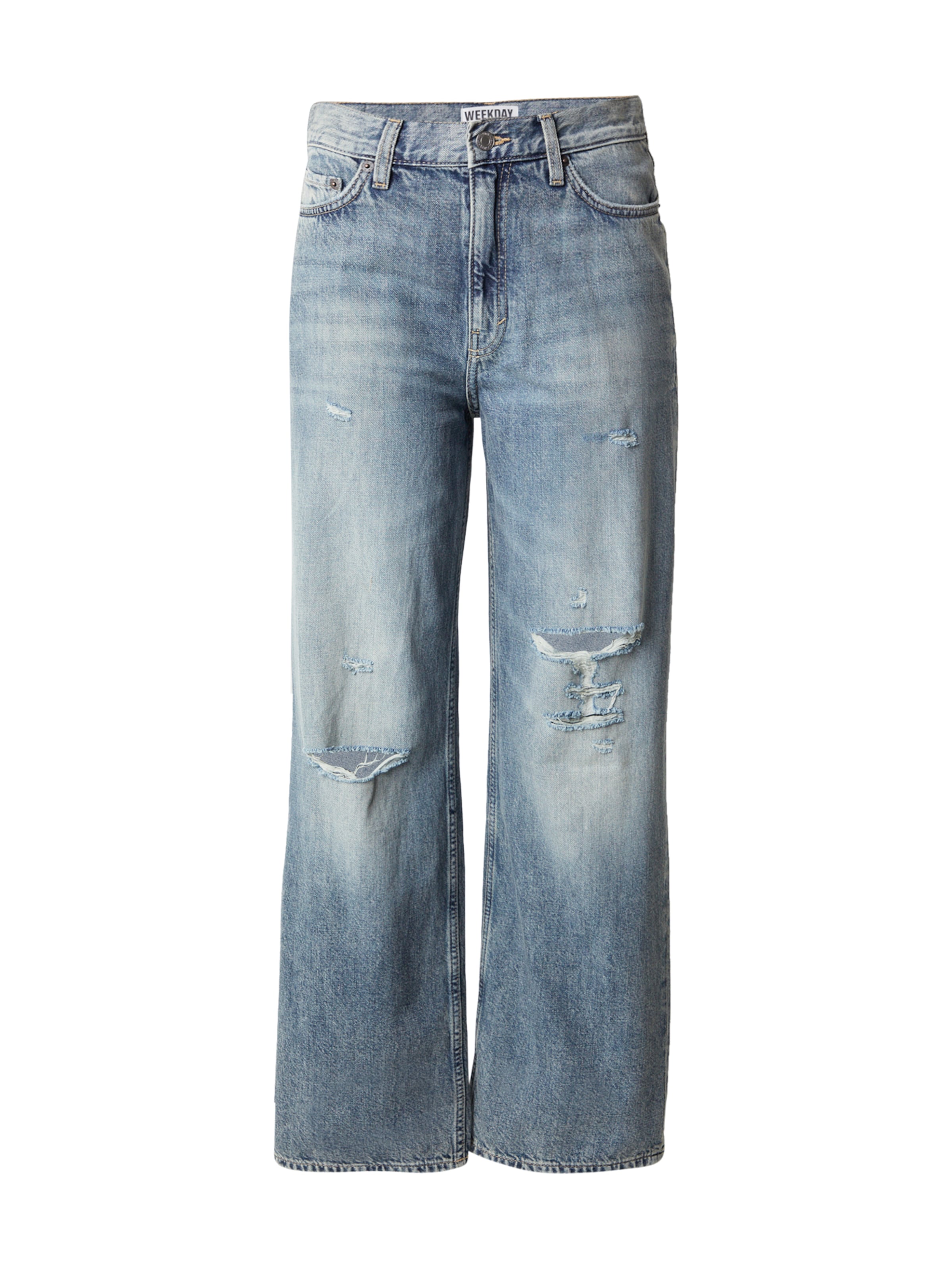 WEEKDAY Loosefit Jeans &#x27;Dynasty&#x27; in Blauw: voorkant