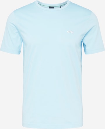 BOSS - Camisa em azul: frente