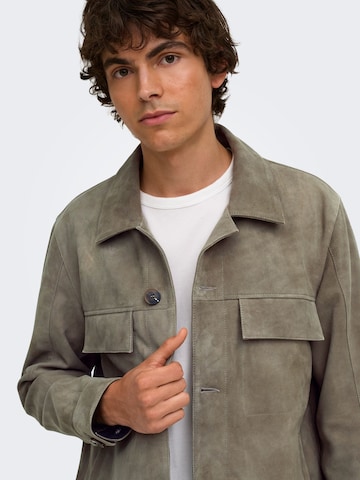 Only & Sons Jacke 'ONSNartey' in Braun