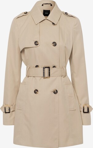 zero Between-Seasons Coat in Beige: front