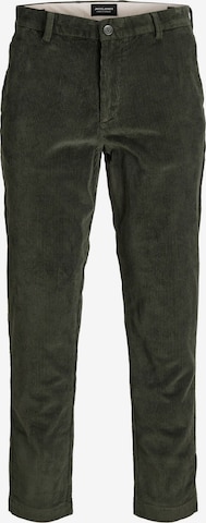 JACK & JONES - Tapered Calças chino 'JPSTACE' em verde: frente