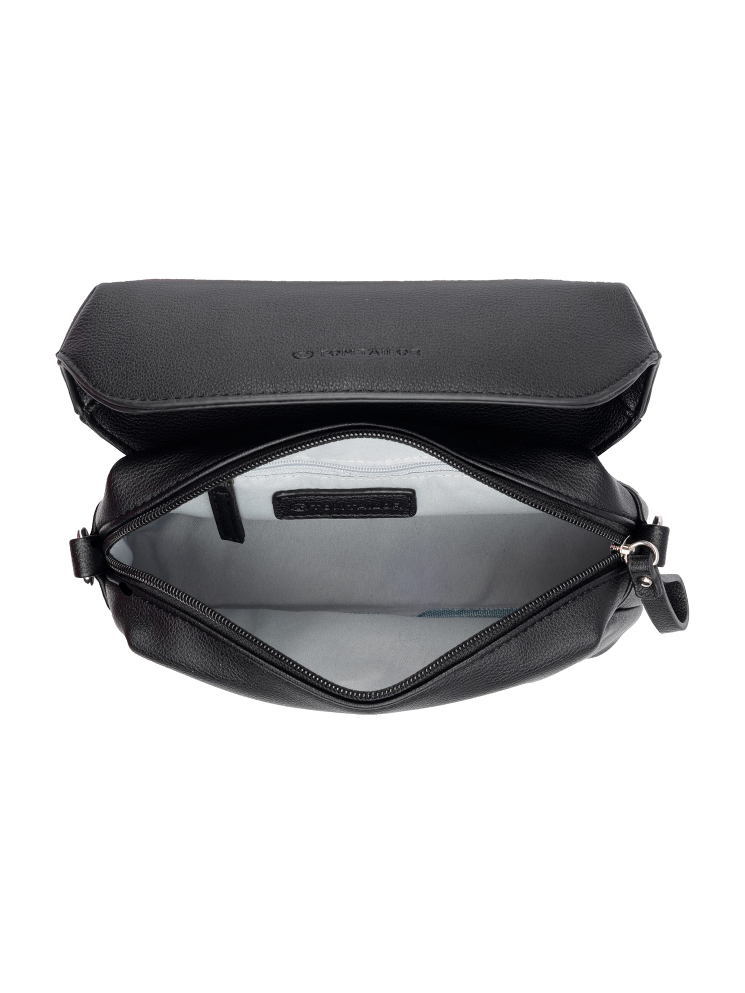 TOM TAILOR Õlakott 'Chrissi', värv must