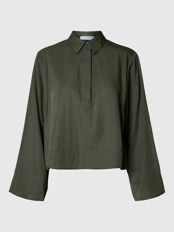 SELECTED - Blusa 'SLFJean' en verde