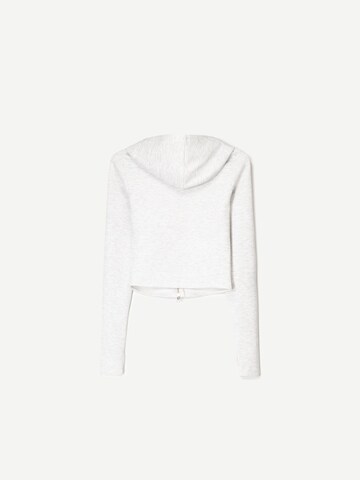 Bershka Bluza rozpinana w kolorze szary