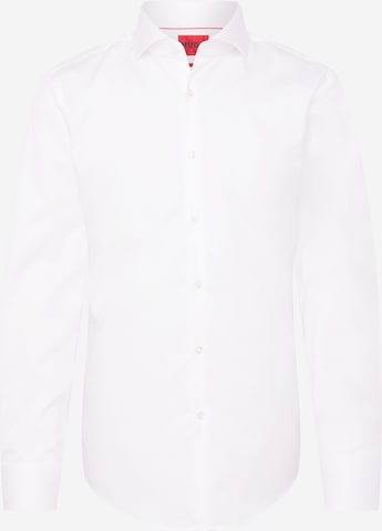 HUGOSlim Fit Poslovna košulja 'Kason' - bijela boja: prednji dio