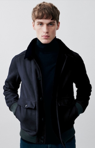 Werner Christ Winterjas in Blauw: voorkant