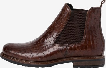 TAMARIS Chelsea Boots in Brown