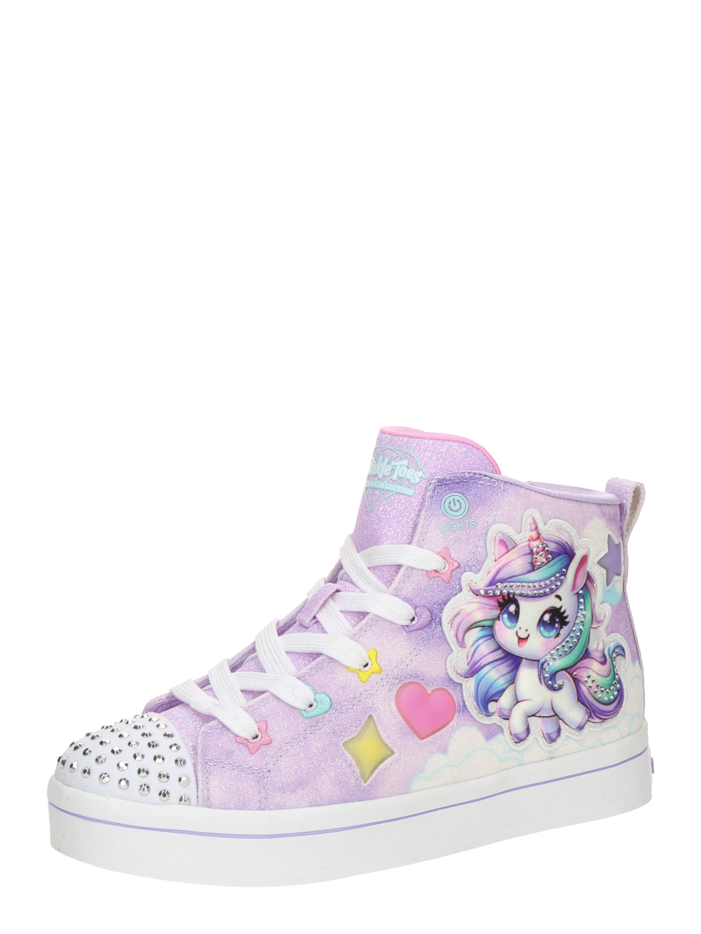 SKECHERS Sneaker 'TWI-LITES 2.0' i lila: framsida