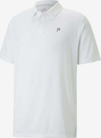 PUMA Performance Shirt in White: front