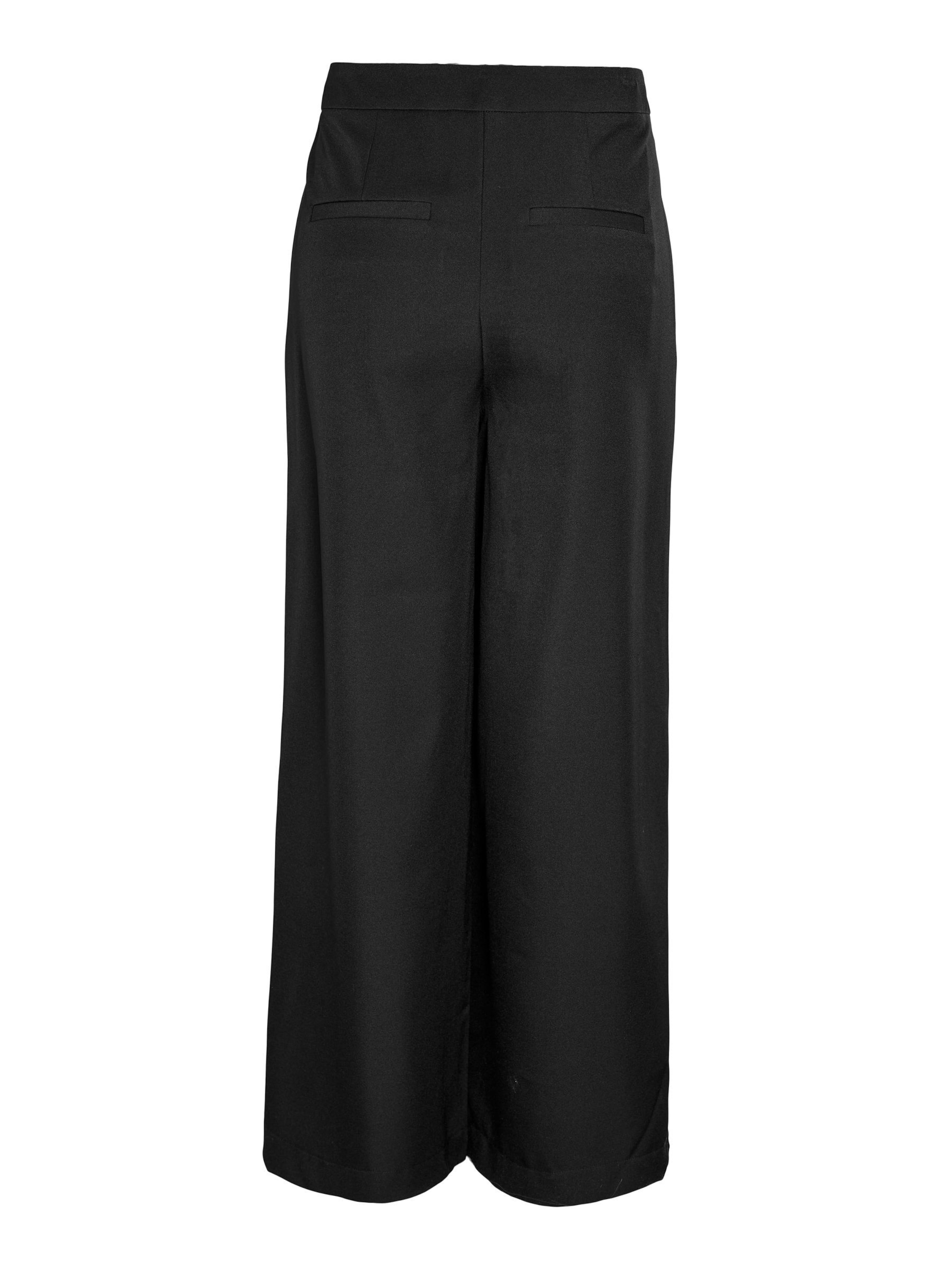 Noisy may - Pierna ancha Pantalón en negro
