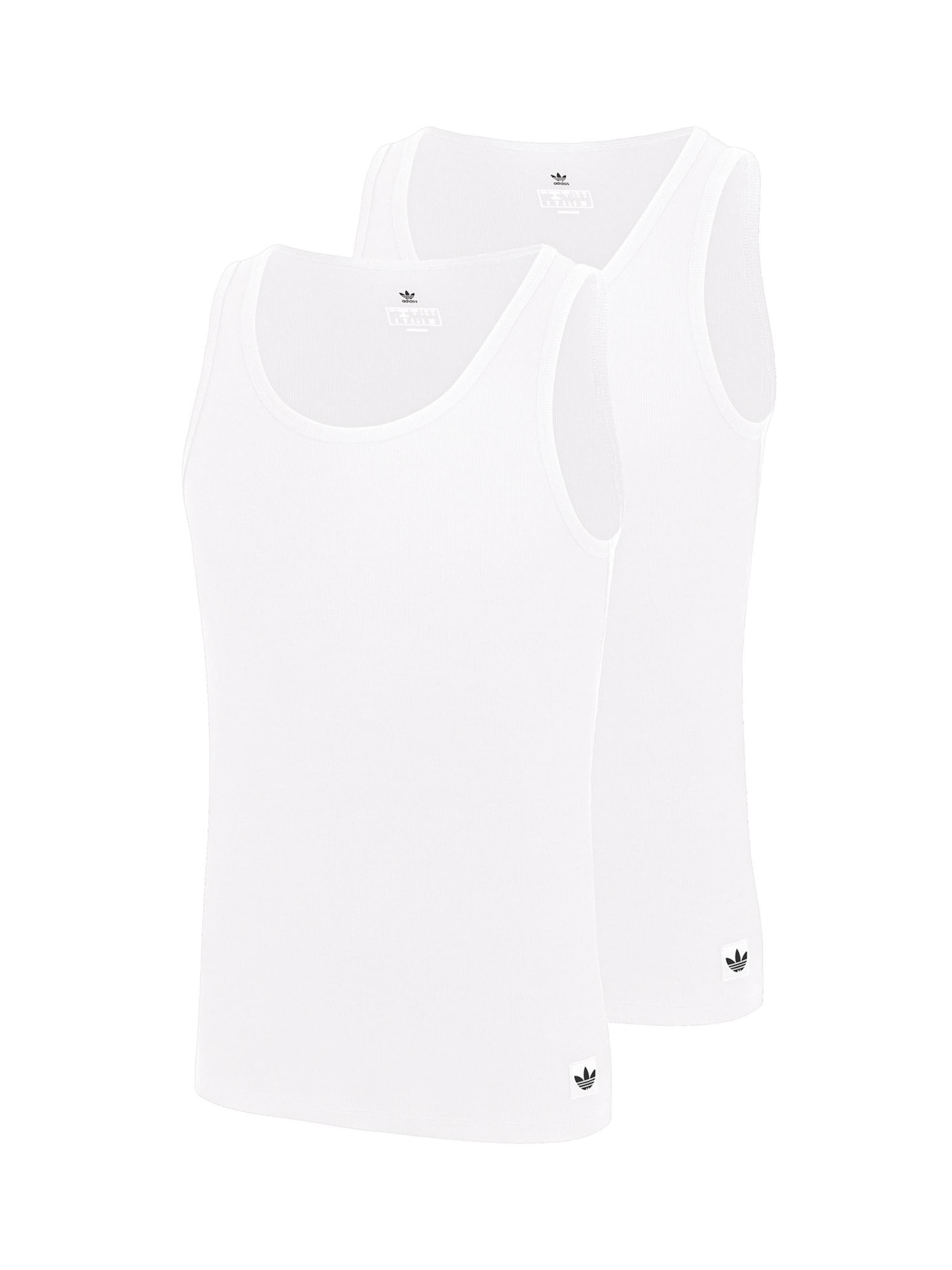 ADIDAS ORIGINALS Tanktop ' Comfort Cotton Rib ' in L in weiß, Produktansicht