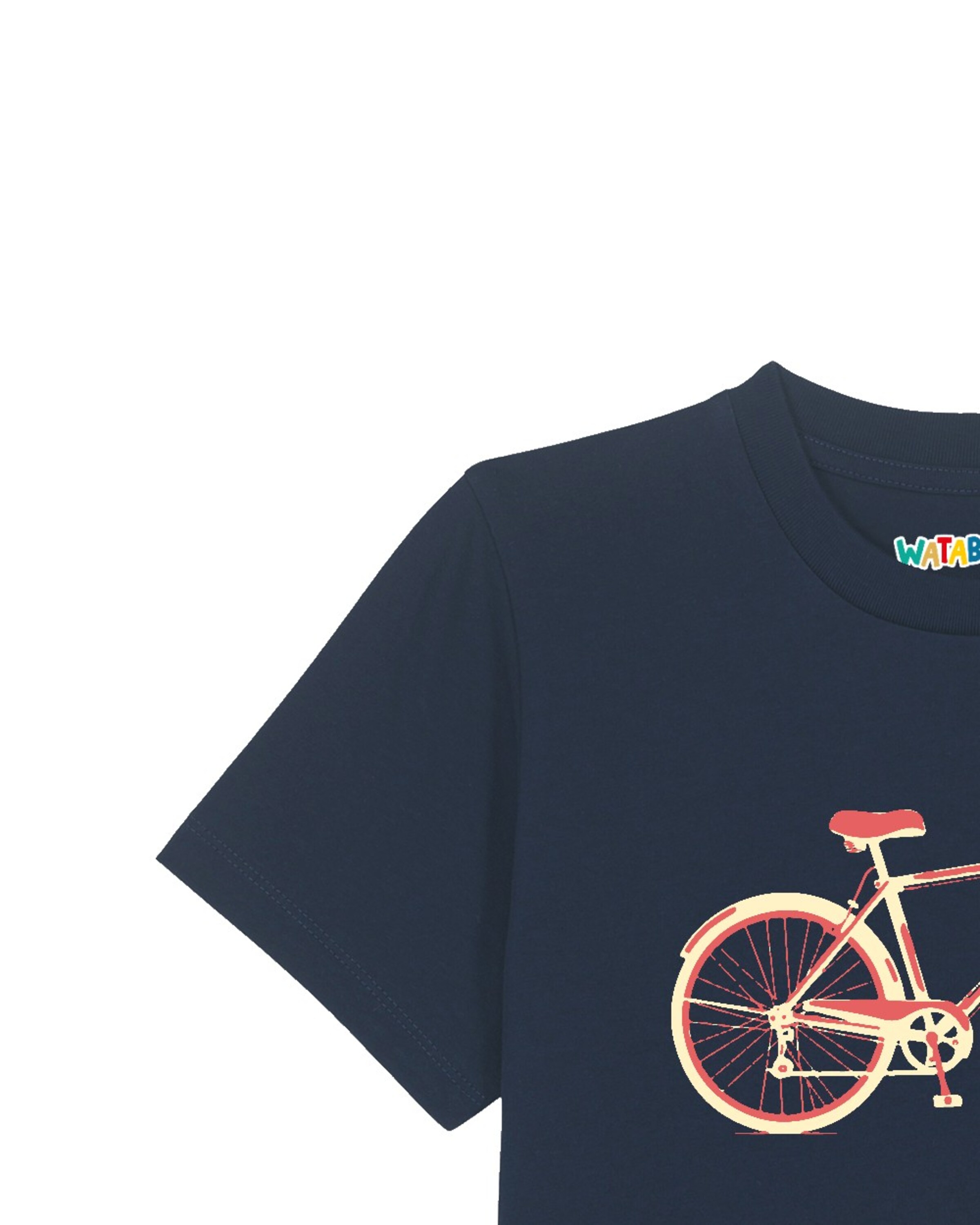 watabout.kids Shirt ' Red Bike ' in Blauw