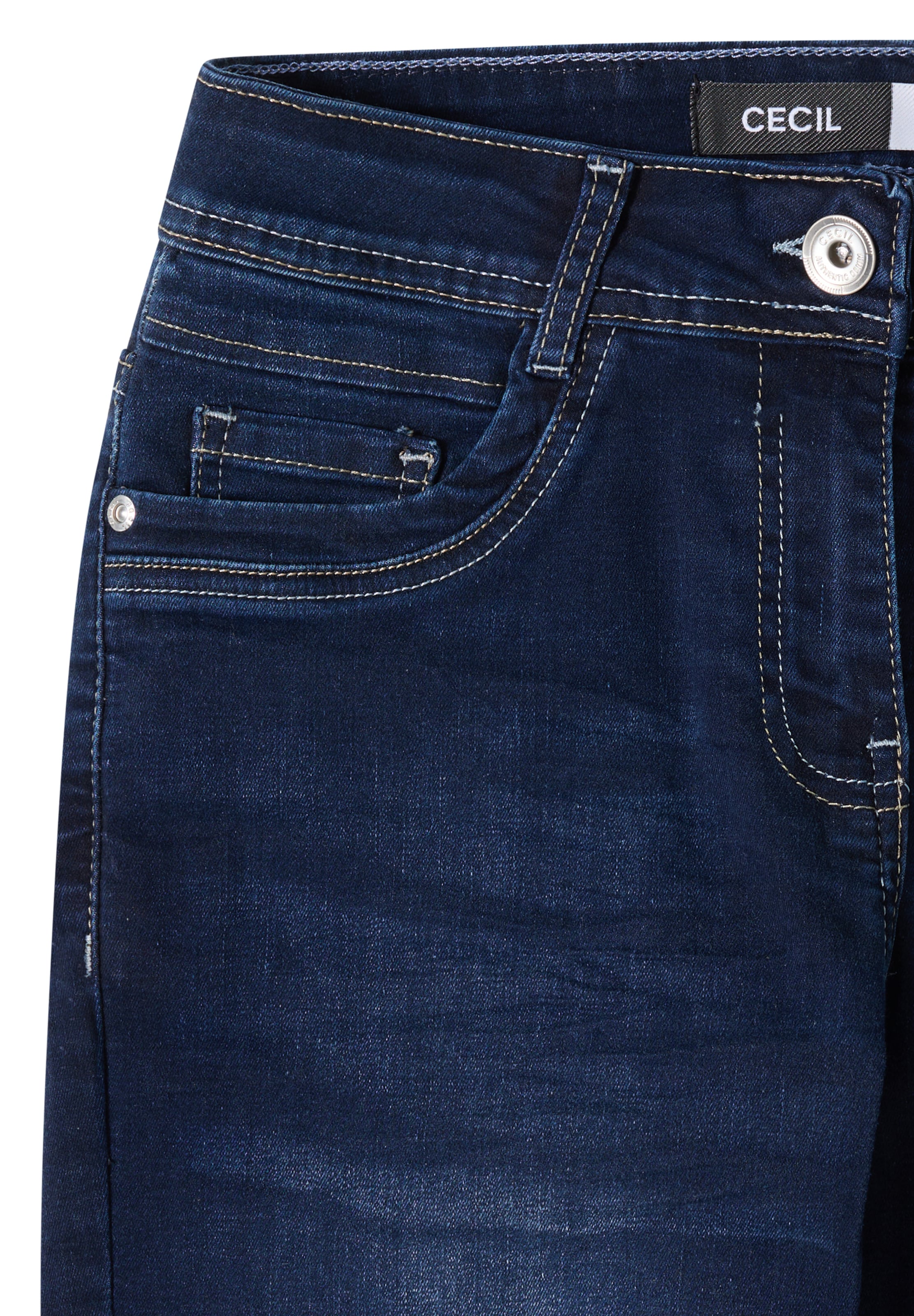 CECIL Regular Jeans in Blau