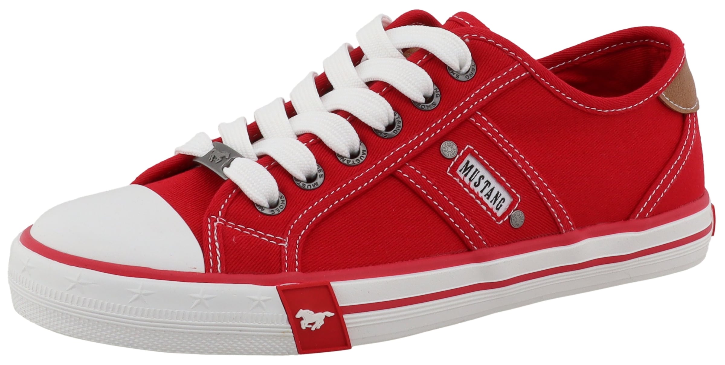 MUSTANG Sneakers in Red: front