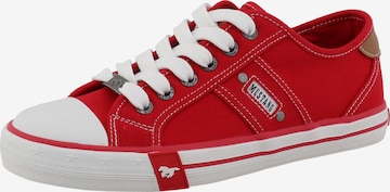 MUSTANG Sneakers in Red: front