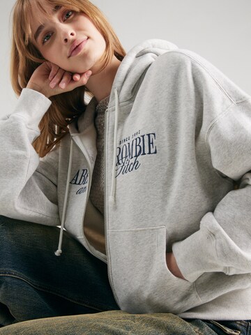 Abercrombie & Fitch Sweat jacket in Grey