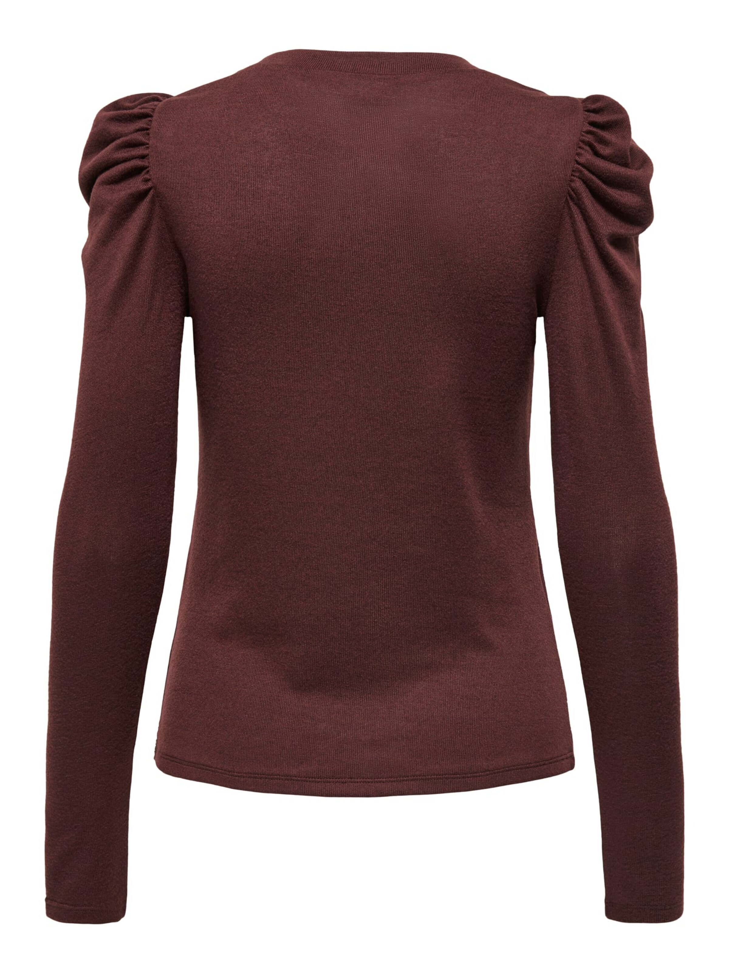 Jaqueline de Yong Shirt 'Tonsy' in Brown