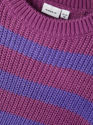 NAME IT Pullover 'RIONY' i lilla