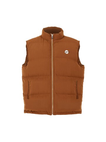 FAMILY 1ST FAMILY 4EVER Vest 'Good Times' in Brown: front