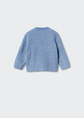 MANGO KIDS Knit Cardigan 'SOUFFLEB' in Blue