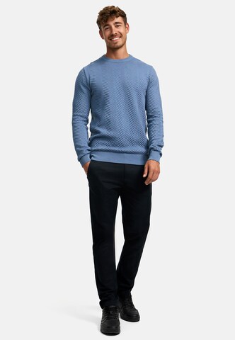 Kronstadt Regular fit Sweater 'Carlo' in Blue