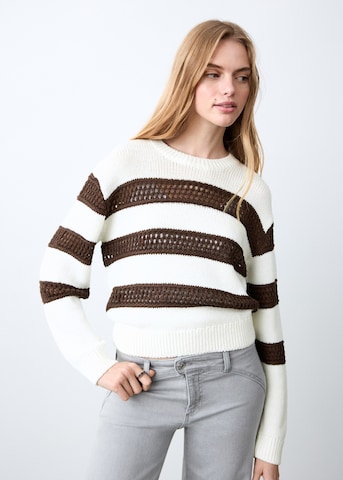 MANGO TEEN Pullover 'Nina' in Braun: Vorderseite