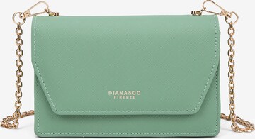 Borsa a tracolla 'Borsa a Tracolla Donna Diana&Co Poliestere Bottone Magnetico Tracolla Catena Rimovibile' di Diana&Co. in verde: frontale