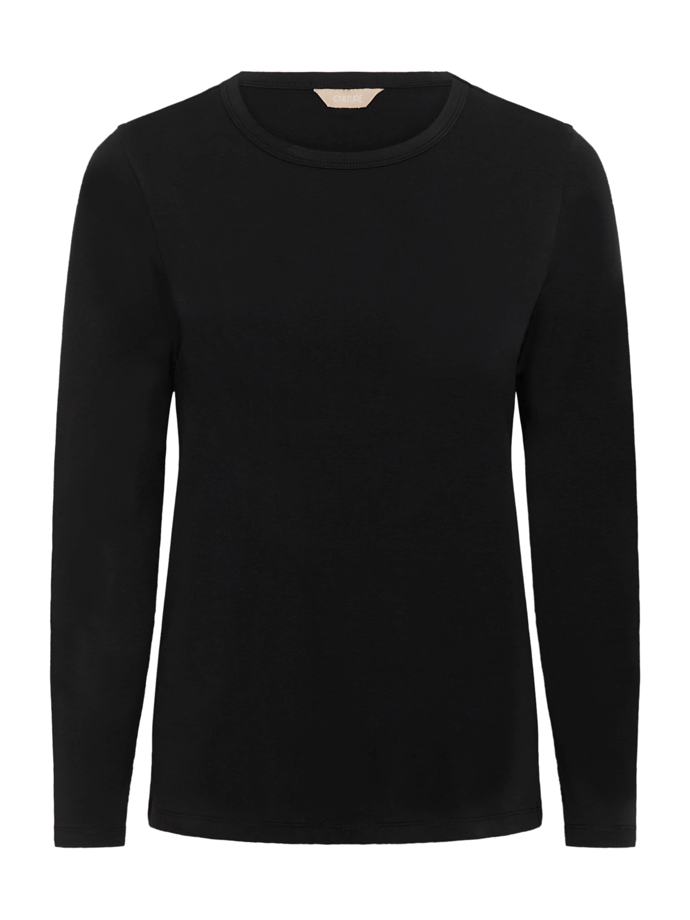 CULTURE Koszulka w kolorze czarny: przód