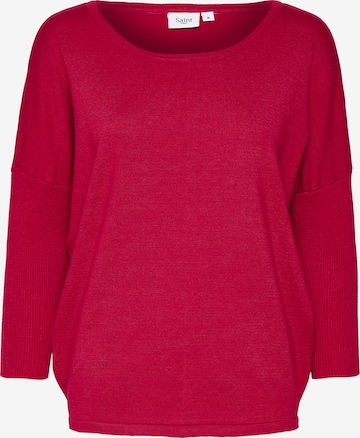 SAINT TROPEZ - Pullover 'Mila' em vermelho: frente