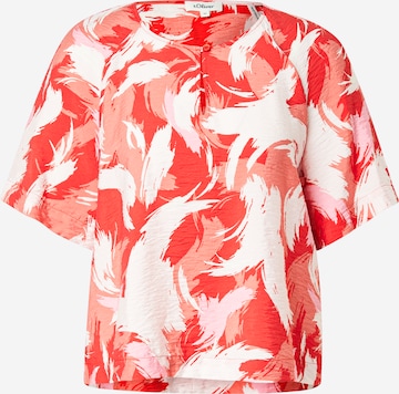 Bluză de la s.Oliver pe roșu: față