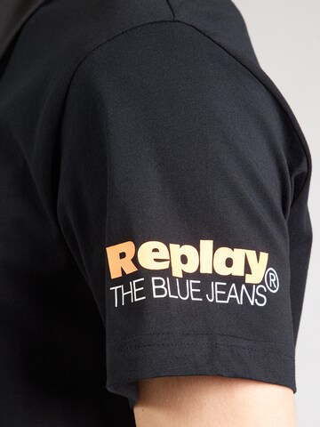 Tricou de la REPLAY pe negru